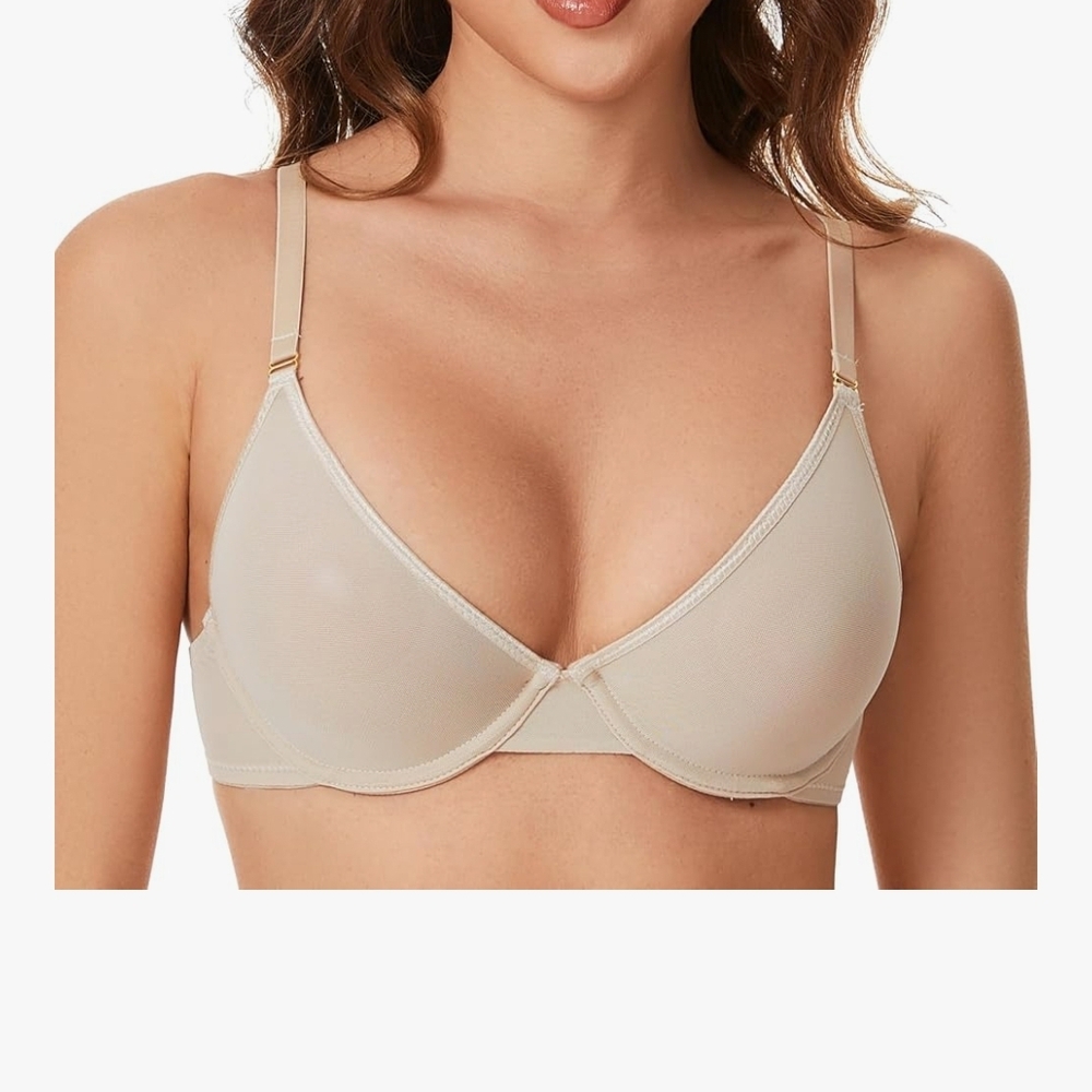 Women's Beige Underwire Bra